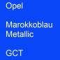 Preview: Opel, Marokkoblau Metallic, GCT.